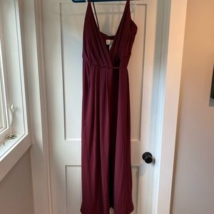 David’s bridal bridesmaid long dress